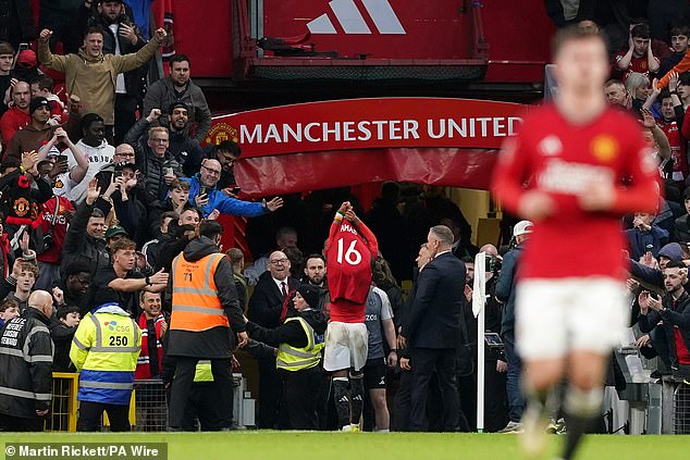 The Ivorian took off his shirt again and handed it to a fan as he walked through the tunnel