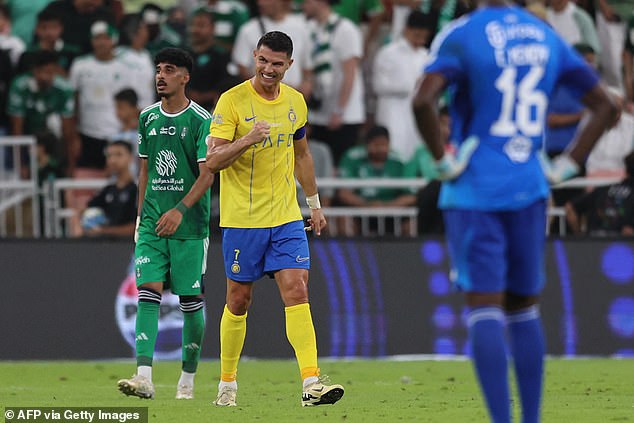 Ronaldo scored his 50th goal for Al-Nassr in their 1-0 win over Al-Ahli in Jeddah on Friday evening