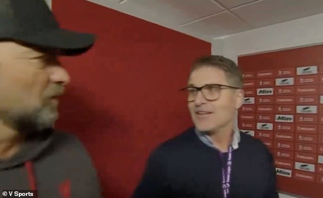 Klopp asked Niels Christian Frederiksen 'what's wrong with you' after taking offense at a question about his team's intensity