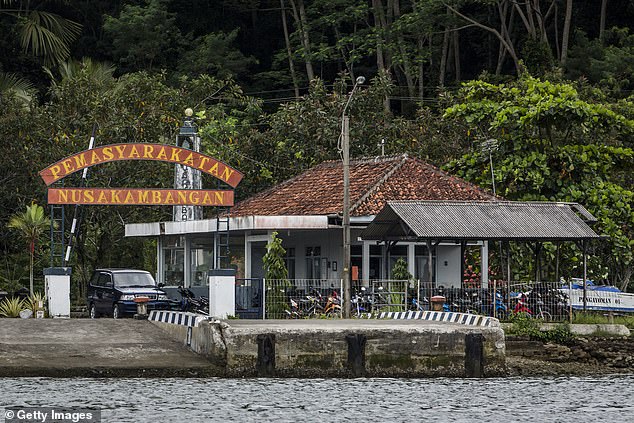 A view of Sodong Harbor on Nusa Kambangan Island, the main entrance to Nusa Kambangan - known as 'Indonesian Alcatraz'