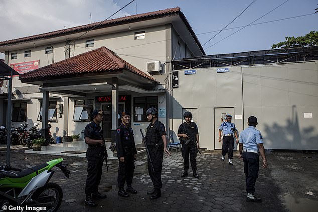 The entrance gate to Nusakambangan Prison (pictured in 2016)