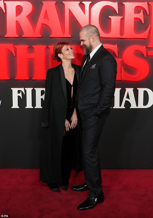 It comes after Lily and David put last year's rumors to rest once and for all when they put on a united front at Stranger Things: The First Shadow's press night in December (pictured)