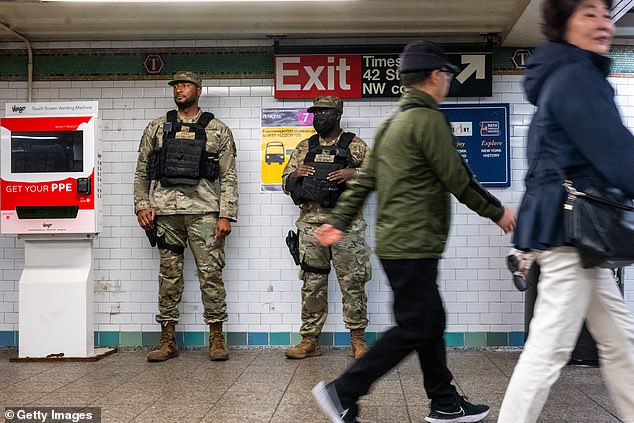 New York Governor Kathy Hochul stationed nearly 1,000 National Guard members in an effort to stop rampant subway violence