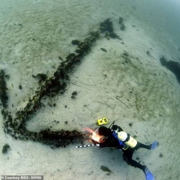 The latest discovery was an anchor just off the Cornish coast, which helped narrow the search area