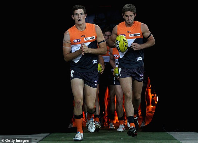 Orange has been a key feature of the strip since GWS made their AFL debut in 2012