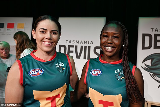 Players were allowed to wear the Foundation Guernsey for the first time ahead of the club's admission to the AFL in 2028