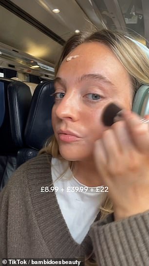 Elle's radiant makeup routine included products from Dior, Chanel and Rihanna's makeup brand Fenty