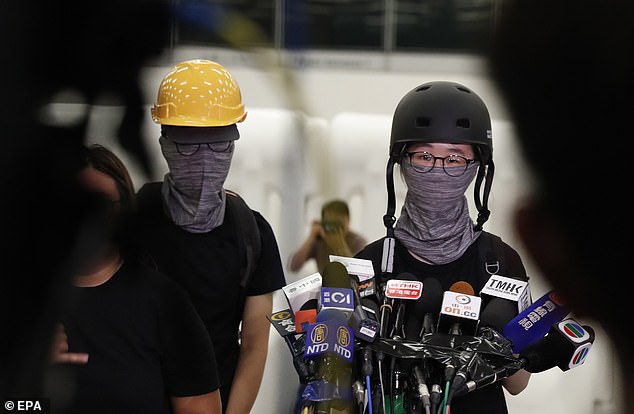 Sarah Brooks, Amnesty International's China director, said: 'With this draconian legislation, the Hong Kong government has dealt another crushing blow to human rights in the city' (File image)