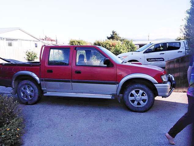 Ms Boyce was last seen leaving her family home in her mother's red Holden Rodeo ute (pictured) on the day she disappeared