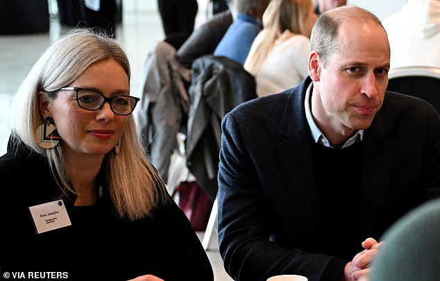 When Kate Josephs (left), CEO of Sheffield City Council, broached the subject of childhood, William immediately commented on the success of Kate's projects in the early years.