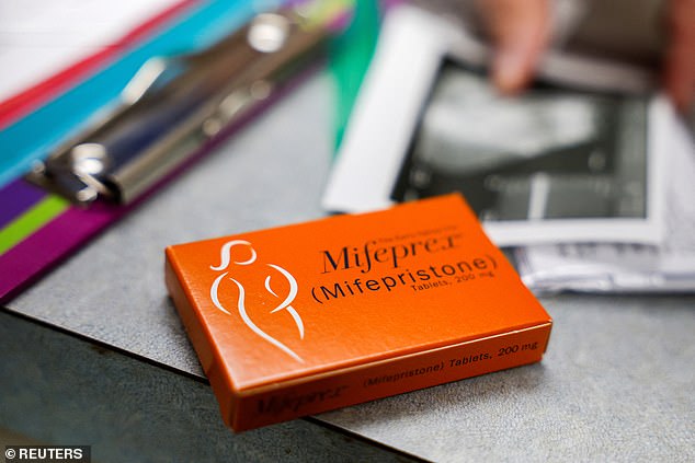 Mifepristone is one of two drugs used to initiate abortion.  Guttmacher researchers discovered that almost two-thirds of abortions are the result of these types of drugs