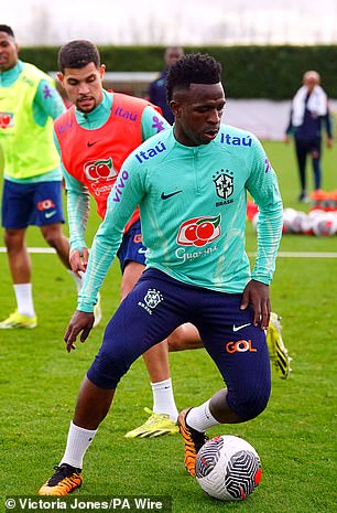 Vinicius Junior is one of the excellent players Brazil will rely on ahead of the next World Cup