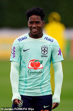 Exciting teenager Endrick is one of Brazil's high hopes as the squad develops