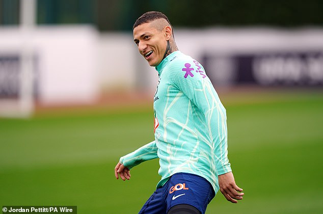 Tottenham striker Richarlison is the top scorer of the Brazilian team with twenty players for the Selecao