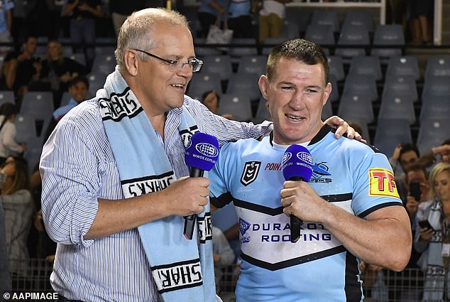 Morrison is a Sharks diehard and recently relinquished his status as the club's No. 1 ticket holder