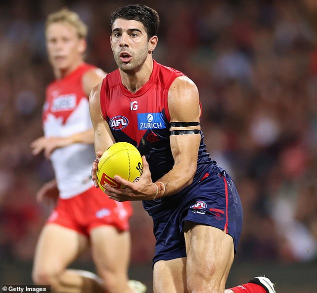 The new footballs will be trialled in the VFL match between Collingwood and Sandringham, and the VFLW match between the Southern Saints and Collingwood at RSEA Park on Friday (pictured, Melbourne star Christian Petracca in action against Sydney)