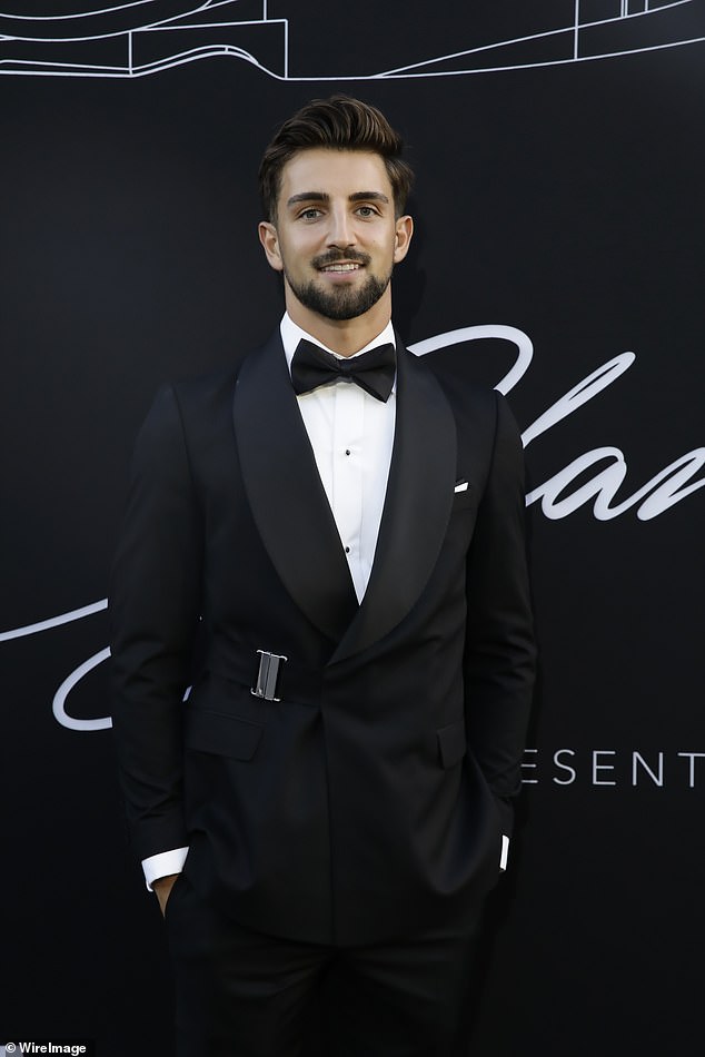 Josh Daicos put his best fashion foot forward in a tuxedo with a twist