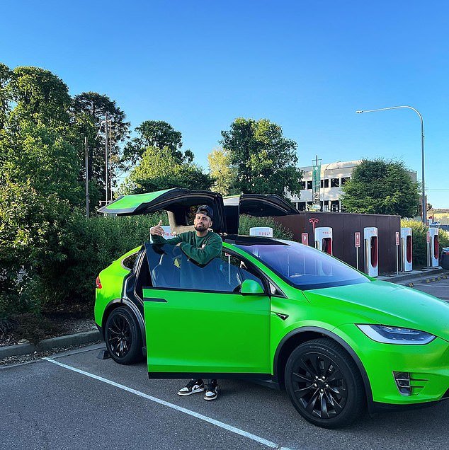 Nick Kyrgios, who was staying at the house, and his manager called the police and later used the Tesla app on his phone to track the car