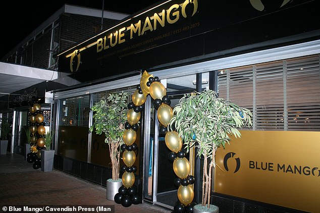 The Indian restaurant Blue Mango where the incident took place.  The establishment has since received an improved hygiene rating