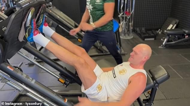 Fury started his special training camp for the Usyk fight earlier this week