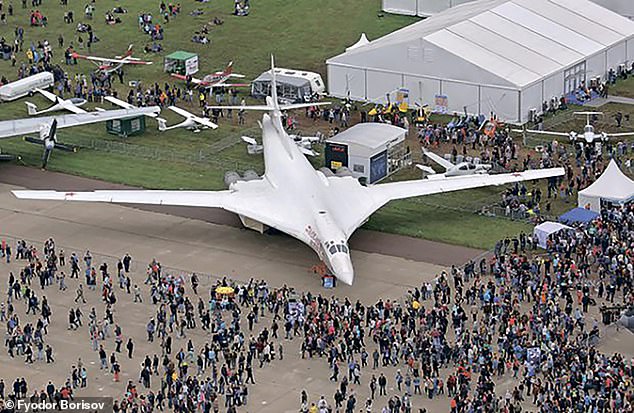 A Tu-160 'Blackjack' strategic bomber