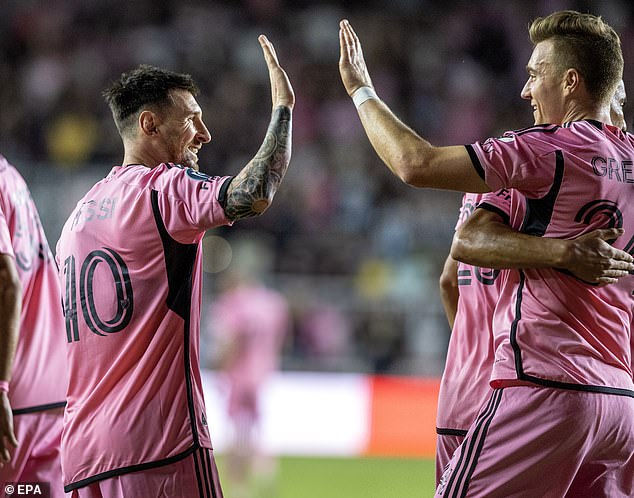 Messi called on his Miami teammate to lead the team's pregame speech on the pitch