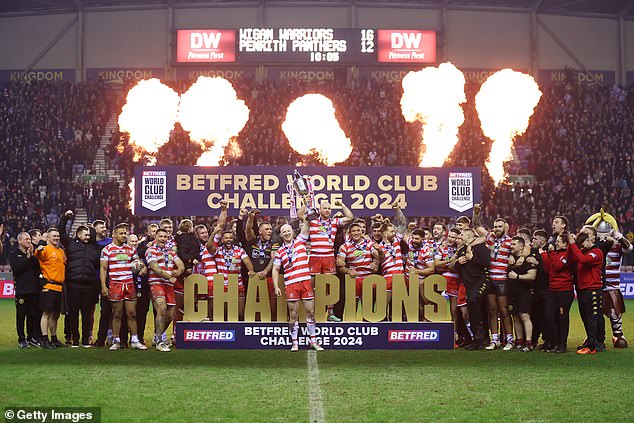 Last month Wigan became the second English team in a row to win the World Club Challenge