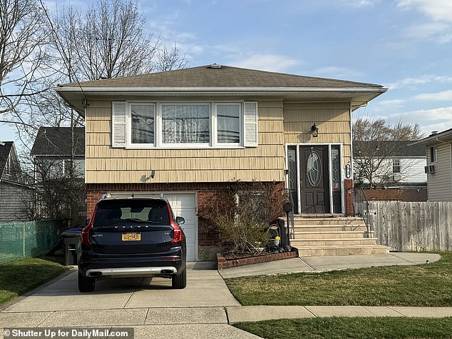 Andaloro's home in Rosalyn, Long Island, where she lives with family.  It is one of two properties she owns