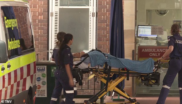 After the horror crash, patients were taken to various hospitals in Sydney for treatment (pictured).