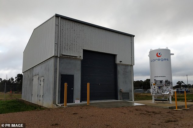 The new cryonics facility next to Holbrook Cemetery in New South Wales, Australia