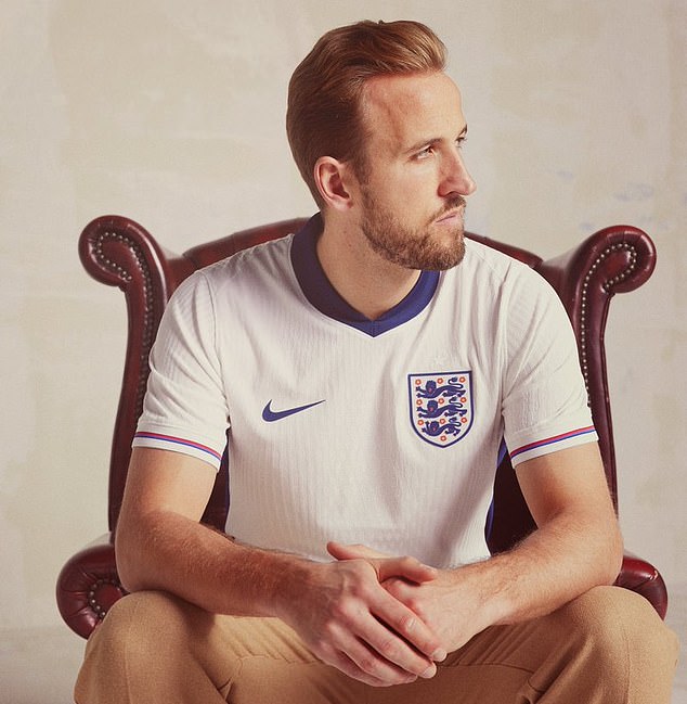 The kit was released earlier this week and England captain Harry Kane modeled it ahead of this summer's tournament