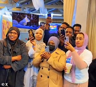 Supporters of Mohamed cheered Tuesday night