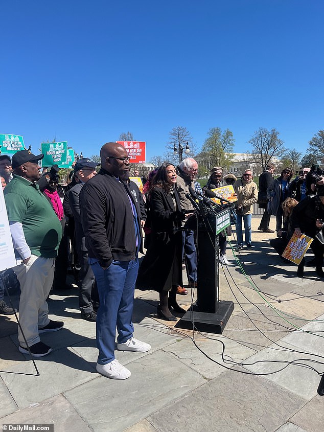 'Housing is a human right.  The rent is too damn high, y'all,” said Rep. Jamaal Bowman, D-N.Y., who grew up in public housing in New York City