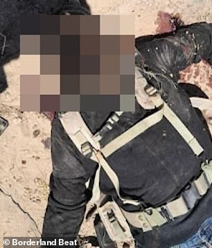 Samuel Ibarra was wearing military gear when he and six members of the Sinaloa Cartel were found dead Tuesday on a road in northern Mexico along the Arizona border