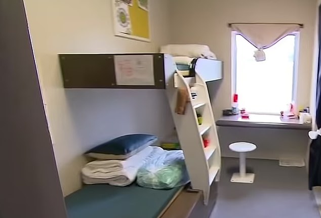 A typical cell in the women's prison that will house Erin Patterson, who is admitted to the infamous prison this weekend