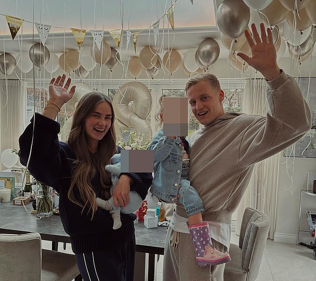 Van de Beek and his wife Estelle have two children together after getting married a number of years ago