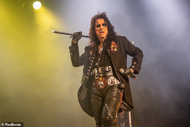 Alice Cooper was also one of the main acts scheduled to perform on two stages