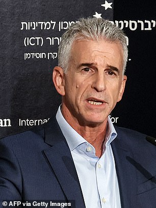 Israel's spy chief David Barnea, the head of Mossad