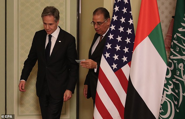 Secretary of State Antony Blinken is in Cairo, Egypt, for ceasefire talks on Gaza