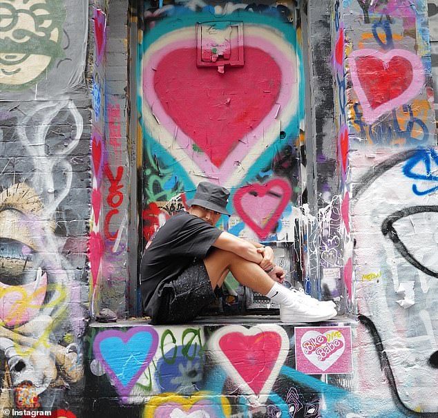 McLaren's Lando Norris, who set the fastest time in Friday's first practice session, loved Melbourne's famous lanes and street art