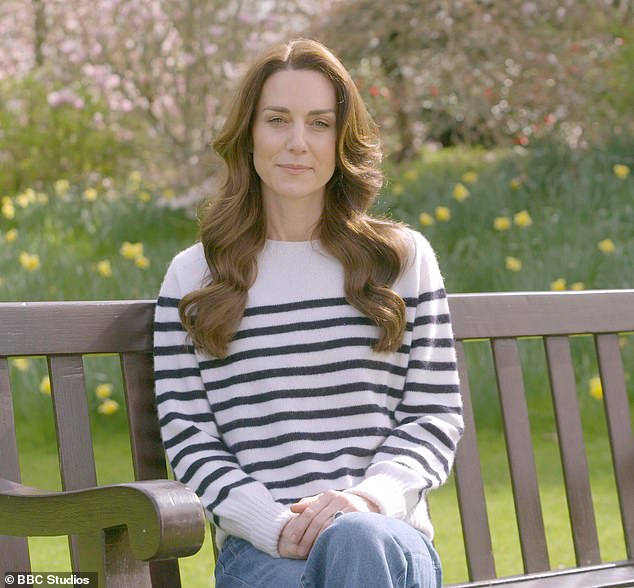 In a deeply emotional video message filmed in Windsor on Wednesday, Catherine revealed that the news had come as a 