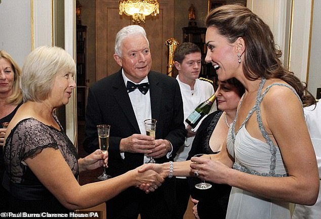 Kate's scar was first noticed when she attended a dinner at Clarence House in 2011