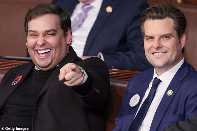 Santos feuded with Rep. Matt Gaetz, R-Fla., when he returned to Congress earlier this month