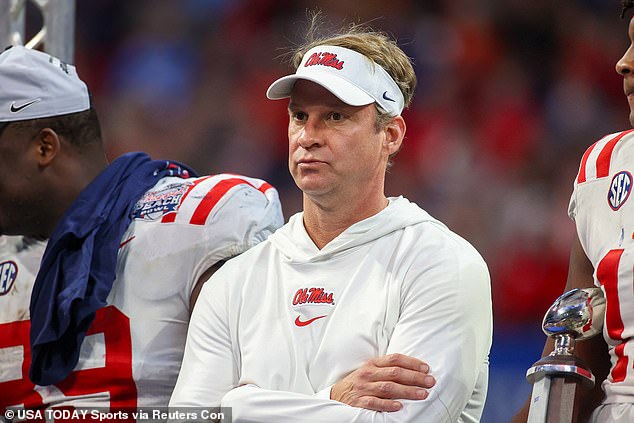 Mississippi Rebels head coach Lane Kiffin couldn't resist making a sarcastic comment about his team's rivals