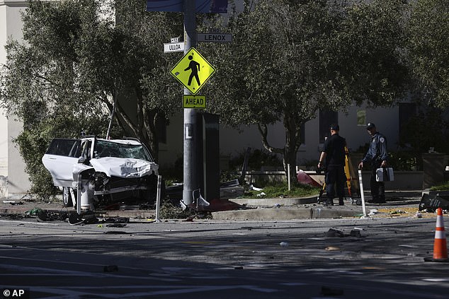 The family of four were waiting at the bus stop on their way to the zoo when Mary Fong Lau, 78, hit them with her Mercedes SUV on Saturday