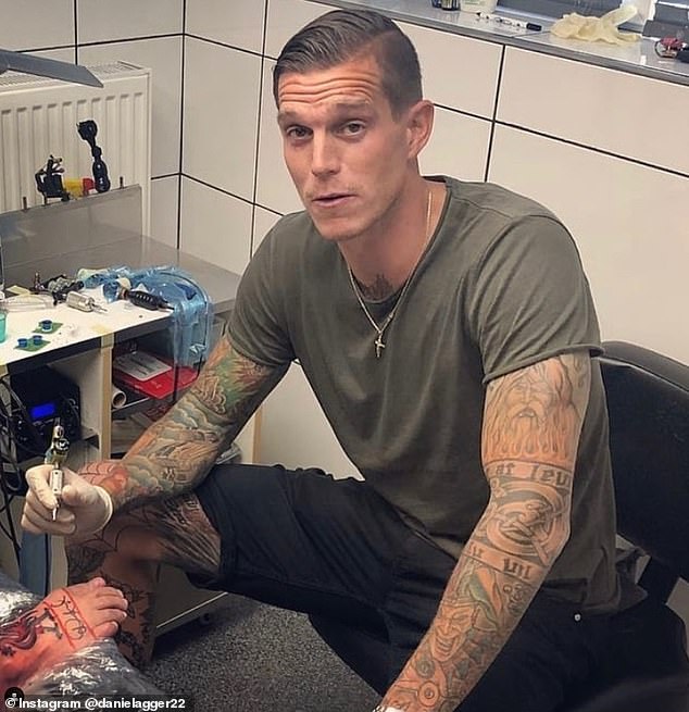 The former defender is even a certified tattoo artist and has invested in a company called Tattoodo