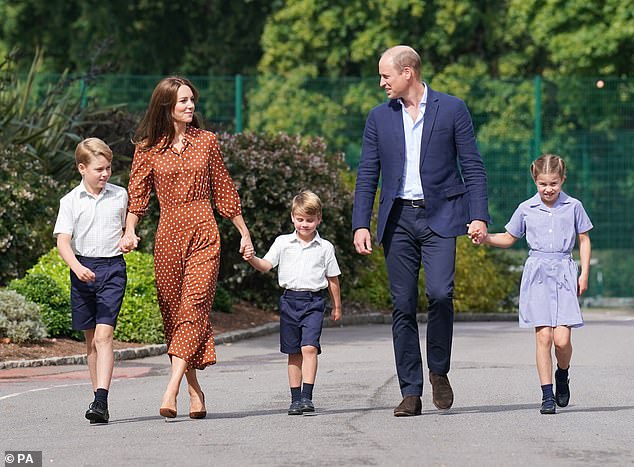 Prince William will be a rock for his wife to cling to, but the children will be the wild surf of life and joy around them