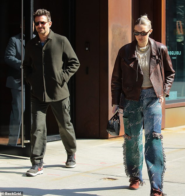 The outing comes a week after the couple looked completely in love during a PDA-filled dinner at Via Carota;  pictured in February