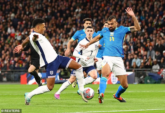 Ollie Watkins, who replaced injured captain Harry Kane, missed potentially England's best chance