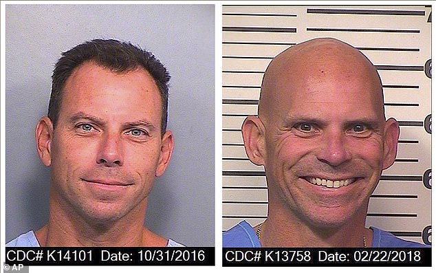 Erik, left, and Lyle Menendez, right, are seen in more recent mugshots from 2016 and 2018